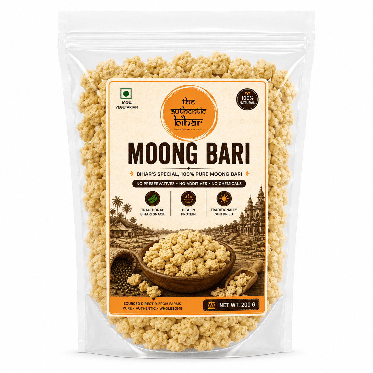 The Authentic Bihar Moong Dal Bari | Traditional Bihari Sun-Dried Dal Bari