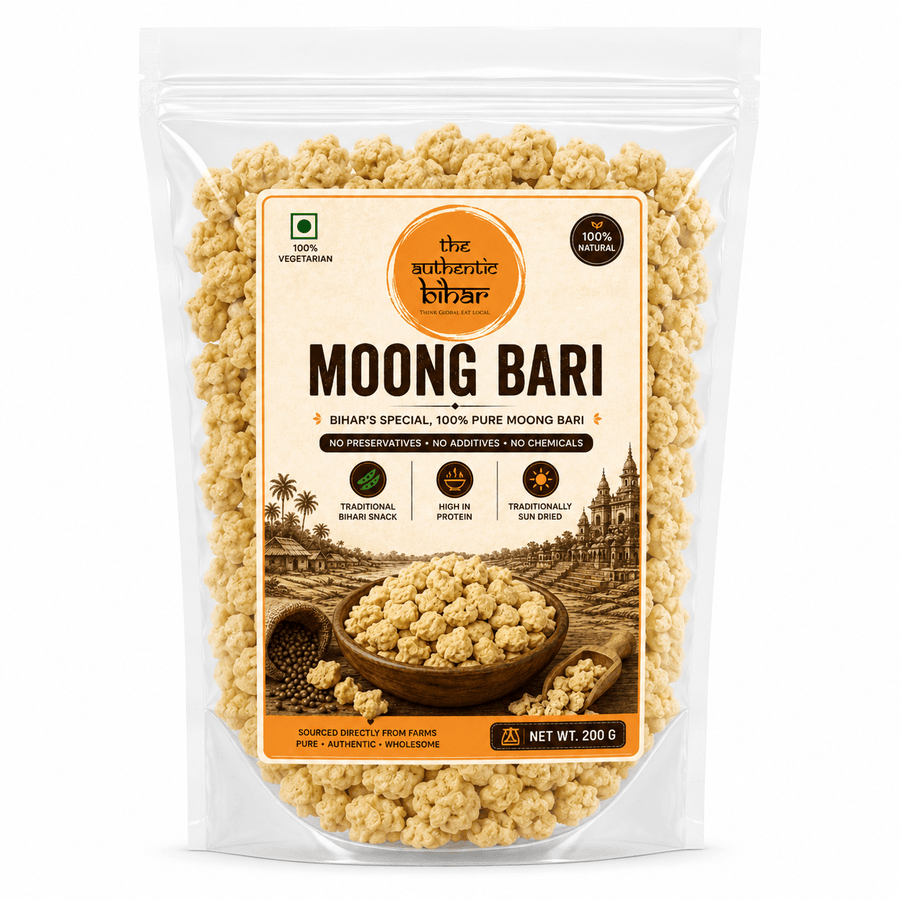 The Authentic Bihar Moong Dal Bari | Traditional Bihari Sun-Dried Dal Bari