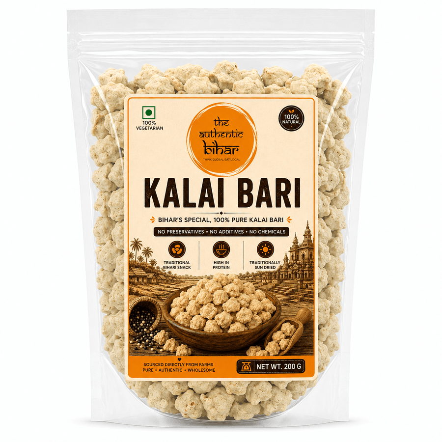 The Authentic Bihar Kalai Dal Bari | Traditional Bihari Urad Dal Bari | Sun-Dried